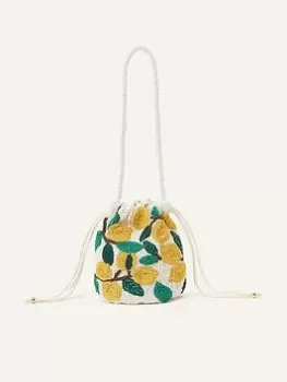 Image of Accessorize Lemon Beaded Duffle