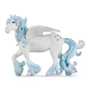 Image of Papo The Enchanted World Pegasus Toy Figure, 3 Years Or Above, White/Blue (39162)
