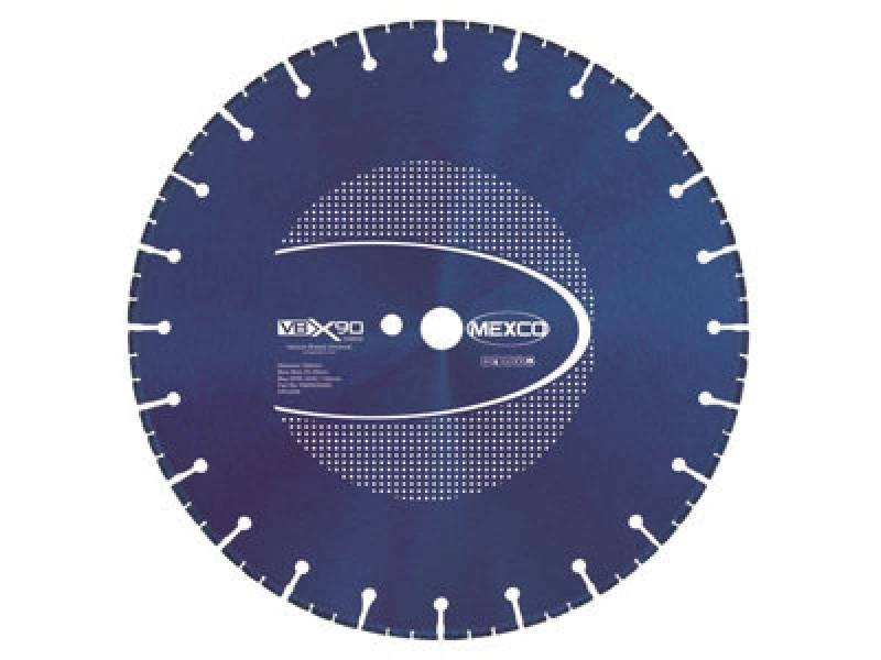 Image of Mexco Vbx9035025 Vbx90 Grade Universal Diamond Blade 350 X 25.4mm Mexvbx903505