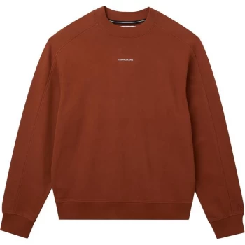 Image of Calvin Klein Jeans Micro Brand Crew Sweatshirt - Tortoise Shell