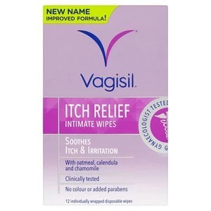 Image of Vagisil Itch Relief Wipes x12