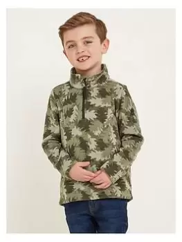 Image of Boys, TOG24 Toffolo Microfleece Half-Zip, Print, Size 8-9 Years