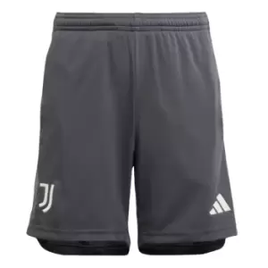 Image of 2023-2024 Juventus Third Shorts (Carbon) - Kids