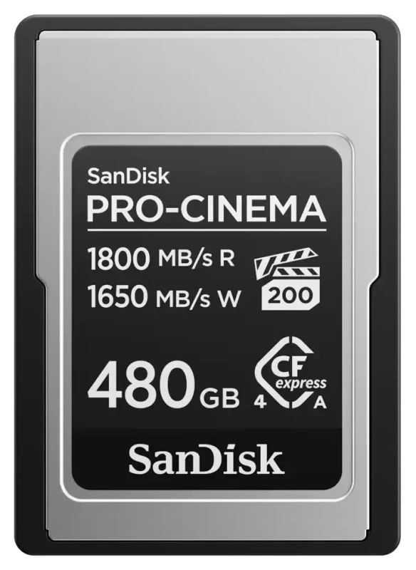Image of SanDisk SanDisk PRO-CINEMA CFexpress Type A Card - 480GB SDCFEA-480G-GN4NN