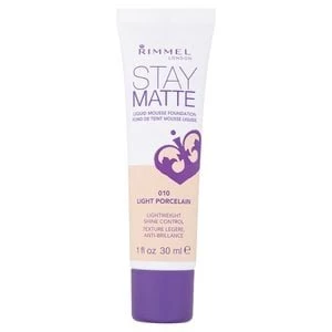 Image of Rimmel Stay Matte Foundation Porcelain Nude
