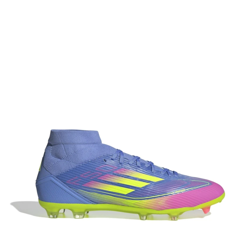 Image of adidas F50 League Firm Ground Football Boots Blue/Lemon male 9 (43.3)