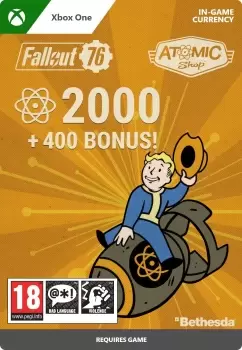 Image of 2000 (+400 Bonus) Atoms Fallout 76 Xbox One Game
