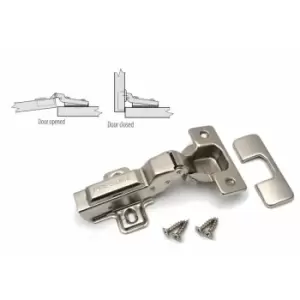 Image of Half Overlay Soft Close Kitchen Cabinet Door 35mm Hinge +Screws