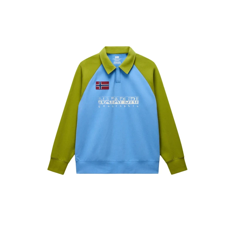 Image of Napapijri Sweatshirt Napapijri Reflect Bleu Male M