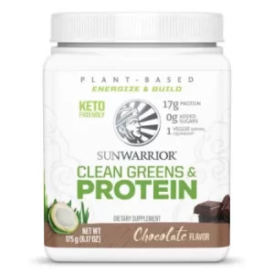 Image of Sunwarrior Clean Greens Protein Chocolate 175g