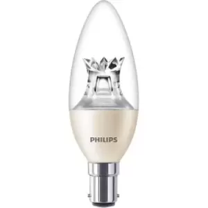 Image of Philips Master 5.5-40W Dimtone LED Candle SBC/B15 2200K-2700K Warm White - 929002490999