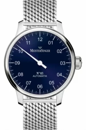 Image of Mens Meistersinger No 03 Automatic Watch AM908-MIL20
