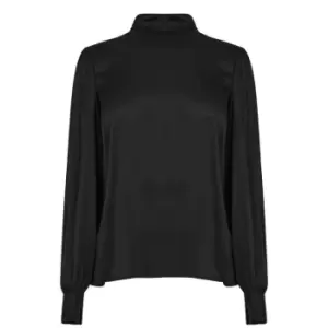 Image of Boss Idriz Silk Blouse - Black