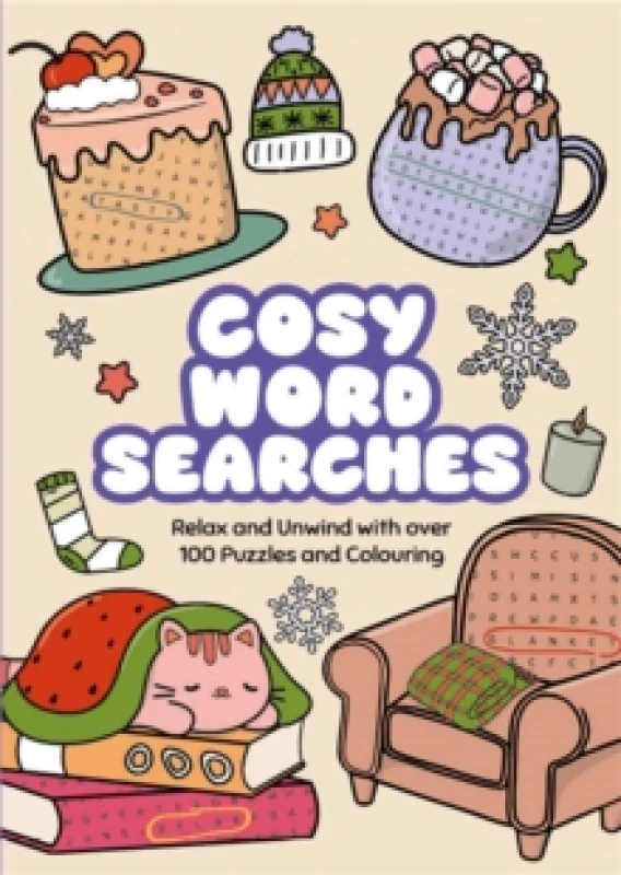 Image of Cosy Word Searches : Relax and Unwind with over 100 Puzzles and Colouring Paperback / softback
