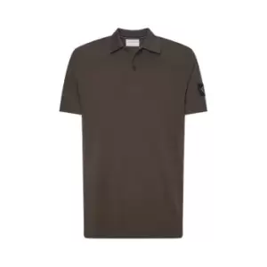 Image of Calvin Klein Jeans Badge Polo Shirt - Green