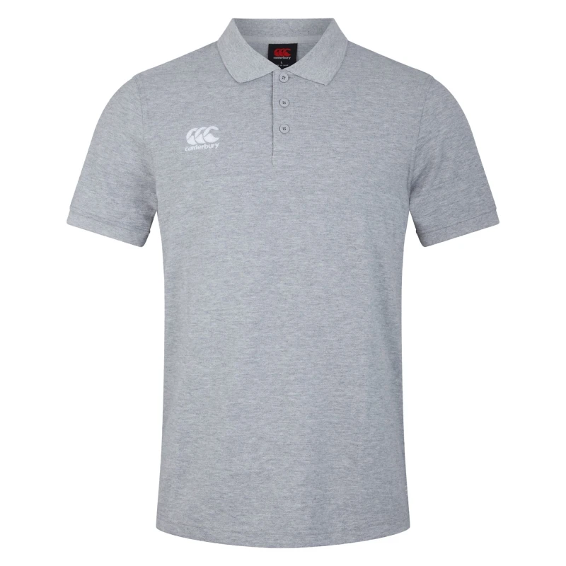 Image of Canterbury Canterbury Men Waimak Polo Shirt in Grey Size: X-Small Grey XS Male 5063806454908