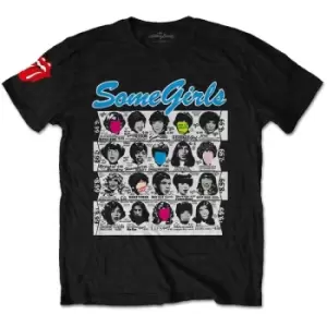 Image of The Rolling Stones - Some Girls Album Unisex XX-Large T-Shirt - Black