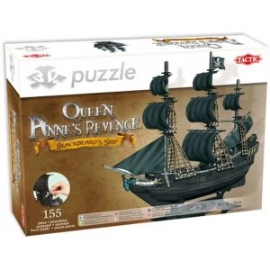 Image of The Queen Anne's Revenge 155 Piece 3D Jigsaw Puzzle