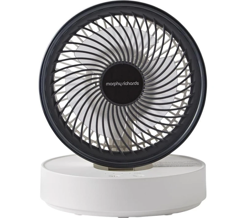 Image of Morphy Richards Air Flex Portable 6 Desk Fan - White 5056765400499