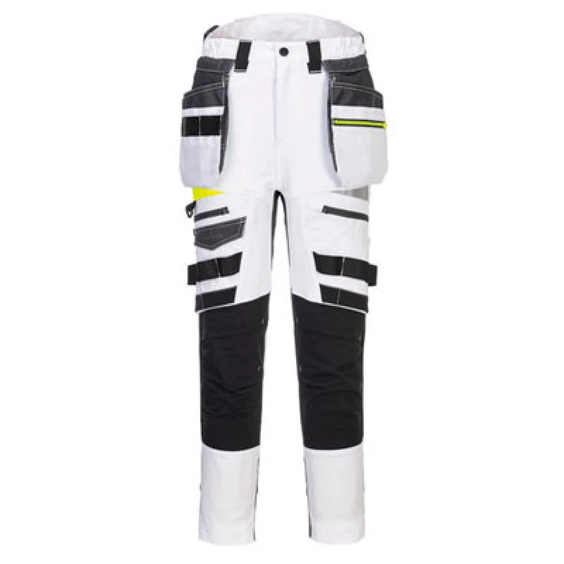 Image of Portwest DX4 Womens Detachable Holster Pocket Trousers DX452WHR36 Colour: White