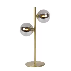 Image of Tycho Retro Table Lamp - 2xG9 - Matt Gold, Brass