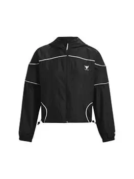 Image of Under Armour Project Rock Brahma Jkt - Black/Multi, Black/Multi, Size L, Women