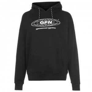 Image of Good For Nothing Worldwide Logo Hoodie Mens - Black