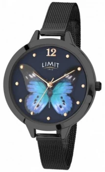 Image of Limit Womens Secret Garden Black pvd butterfly 6270.73 Watch