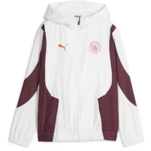 Image of Puma Manchester City Anthem Jacket Juniors - Orange