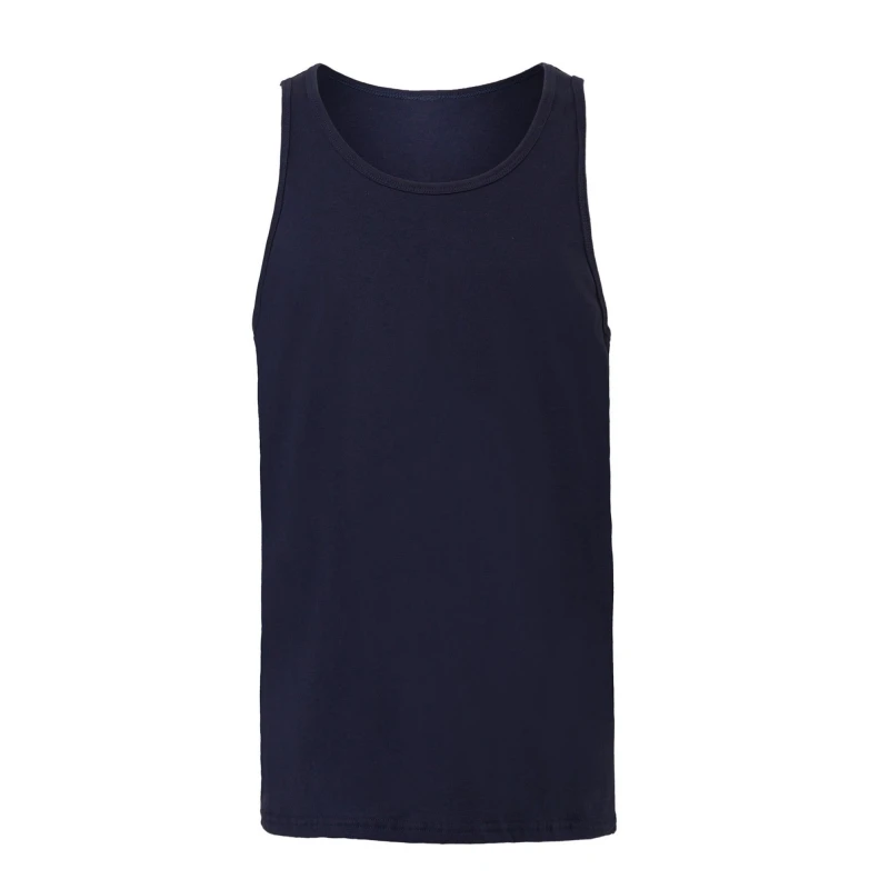 Image of Bella + Canvas Mens Jersey Tank Top in Navy Size: XS Navy Male XS