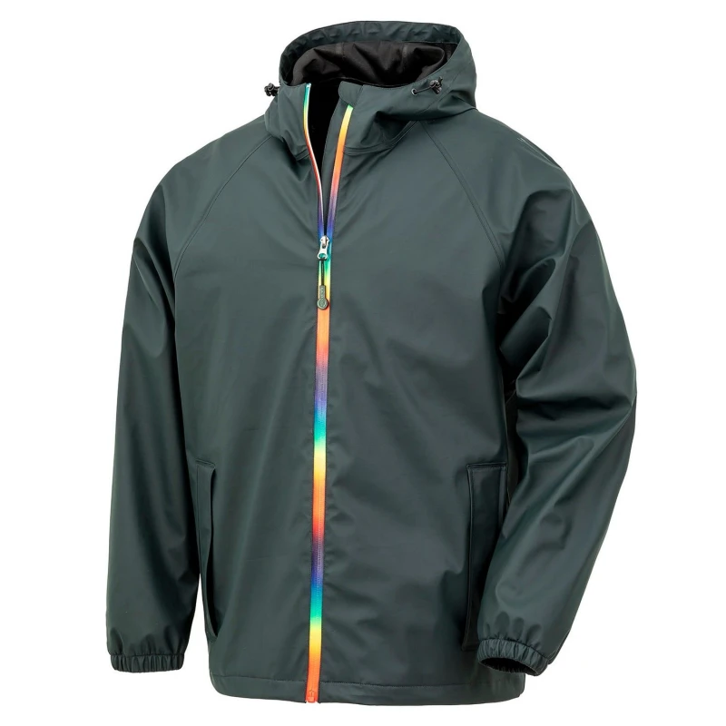 Image of Result Result Men Prism PU Waterproof Jacket in Black Size: X-Small Black XS Male 5063470984046