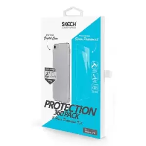 Image of Skech Mega Value Bundle includes Phone Case & 2 Screen Protectors Brand New - Clear - iPhone 7 / 8 / Se 2020