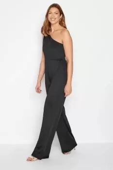 Image of Tall One Shoulder Jumpsuit