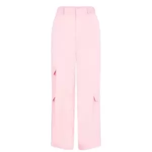 Image of Daisy Street Cargo Pants Womens - Pink