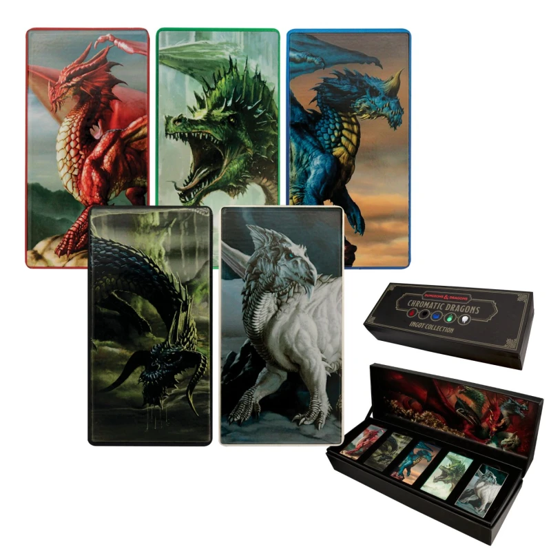 Image of Dungeons & Dragons Dungeons & Dragons Chromatic Dragons Ingot Set