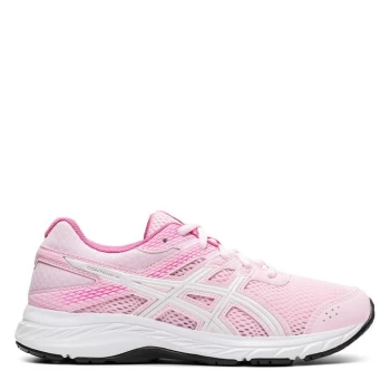 Image of Asics Contend 6 Junior Girls Trainers - Pink