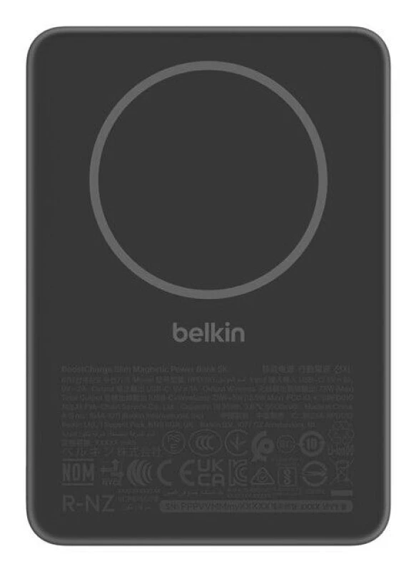 Image of Belkin BPD010hqBK 5000 mAh Wireless charging Black BPD010HQBK