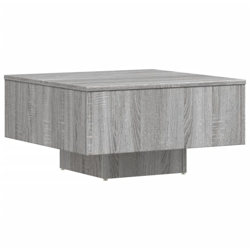 Image of VIDAXL Coffee Table Grey Sonoma 60x60x31.5cm Engineered Wood Vidaxl 8720286955932