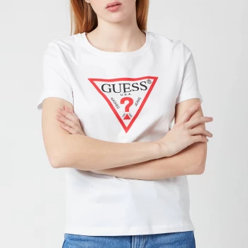 Image of Guess Womens Short Sleeve Original T-Shirt - True White - L