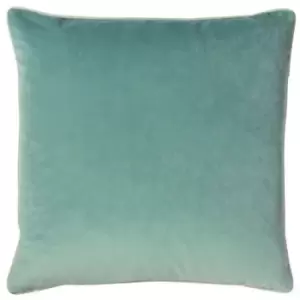 Image of Furn Cohen Velvet Cushion Cover (One Size) (Blue Mist) - Blue Mist
