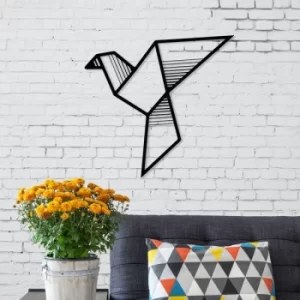 Image of Fly Black Decorative Metal Wall Accessory