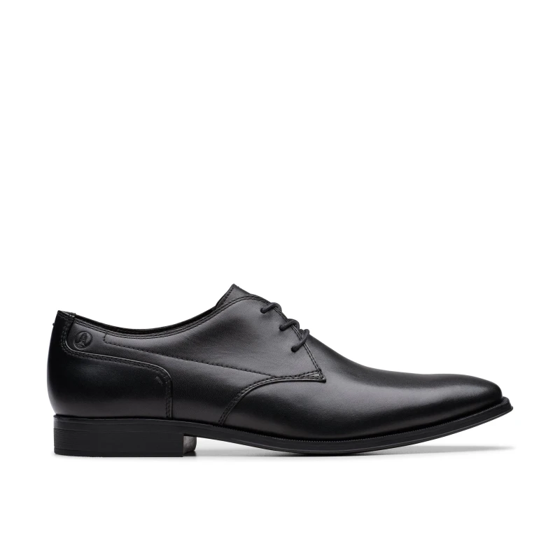 Image of Clarks Clarks Men Paulton Lace Black Lace Up,Derby Shoes Size: 11-Standard Fit Black 11-Standard Fit Male 5063421483253