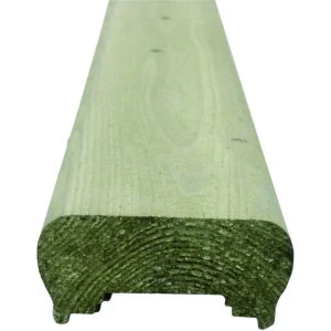 Image of Wickes Deck Handrail Modern - 75 x 34mm x 1.8m