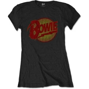 Image of David Bowie - Diamond Dogs Vintage Womens Medium T-Shirt - Black