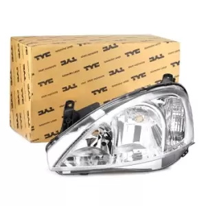 Image of TYC Headlights OPEL 20-6066-25-2 1216142,93173253 Headlamp,Headlight