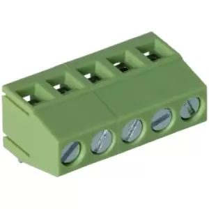 Image of TruConnect 211785 5.08mm 5 Way 90deg Rising Clamp Terminal Block