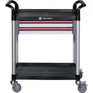 Image of TOOLCRAFT 553941 Shelf trolley Colour:Black, White, Red