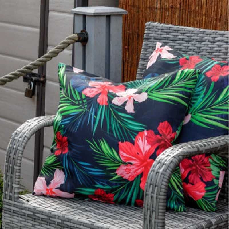 Image of Streetwize Outdoor Scatter Cushions - Tropical - Multi Multi One Size