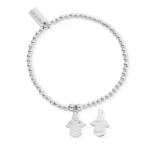 Image of ChloBo Sterling Silver Cute Charm Made For An Angel Bracelet