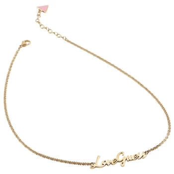 Image of Guess Dream & Love Yellow Gold Tone Pendant